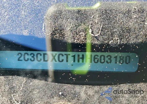 2017 Dodge Charger R/T z USA, uszkodzony, nr VIN 2C3CDXCT1HH603180